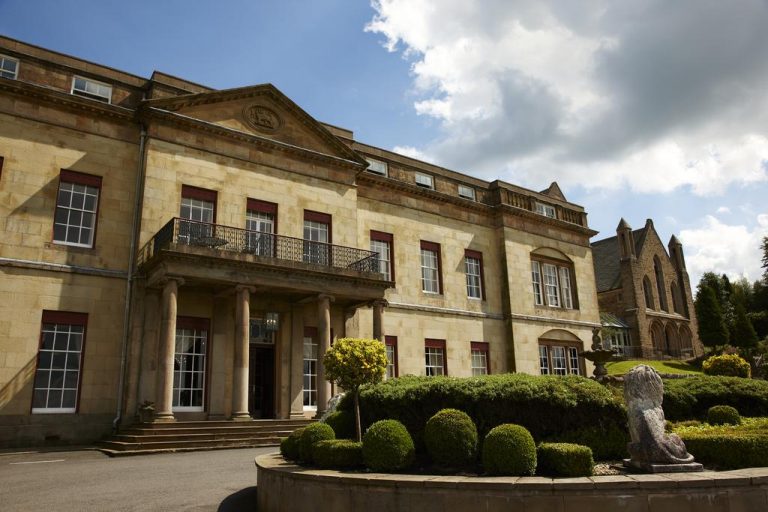 Shrigley Hall Hotel main entrance